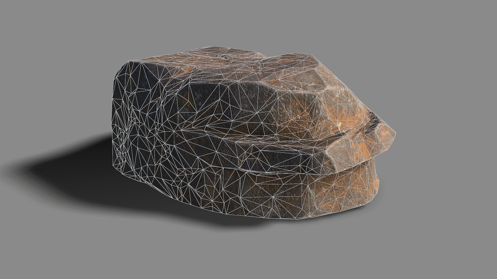Mountain Rock 05 Low-poly 3D model_18
