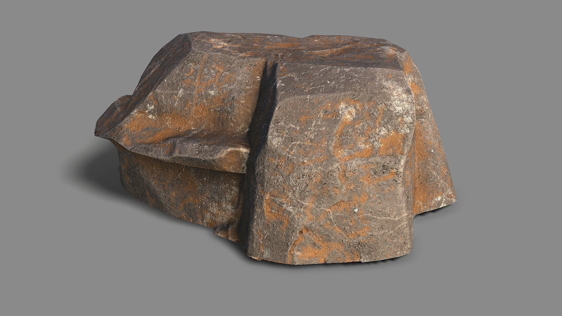 Mountain Rock 05 Low-poly 3D model_3