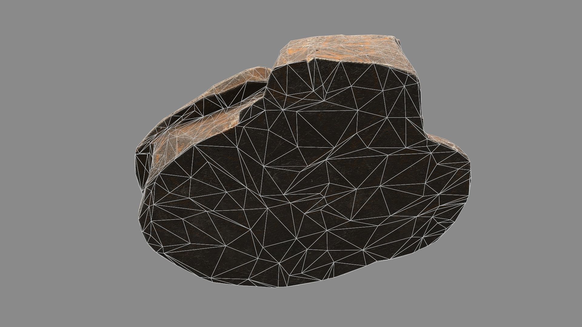 Mountain Rock 05 Low-poly 3D model_21