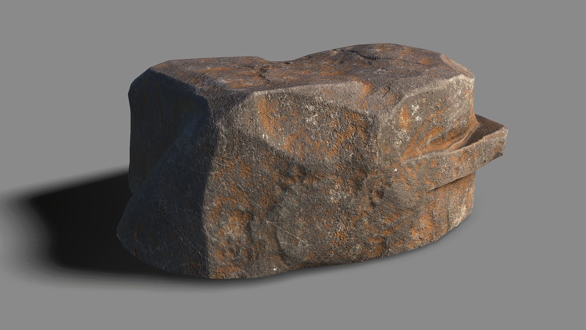Mountain Rock 05 Low-poly 3D model_8
