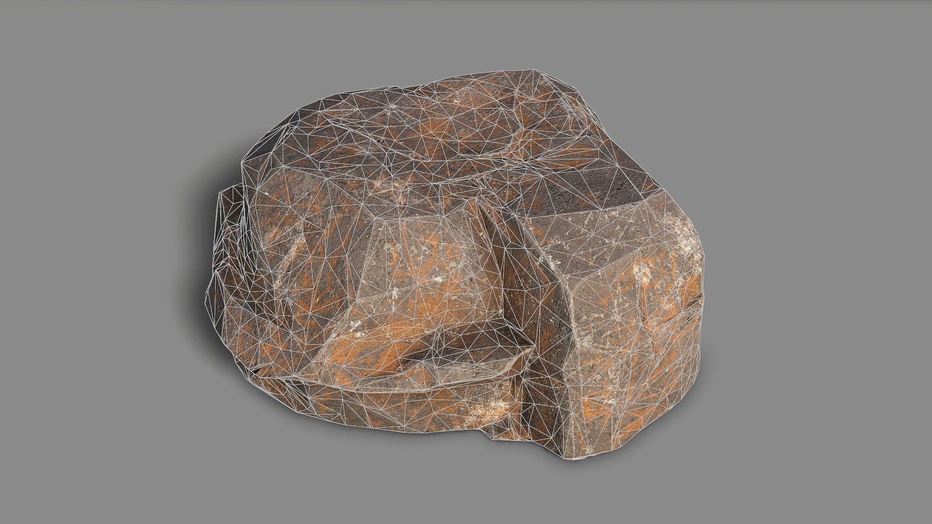 Mountain Rock 05 Low-poly 3D model_20