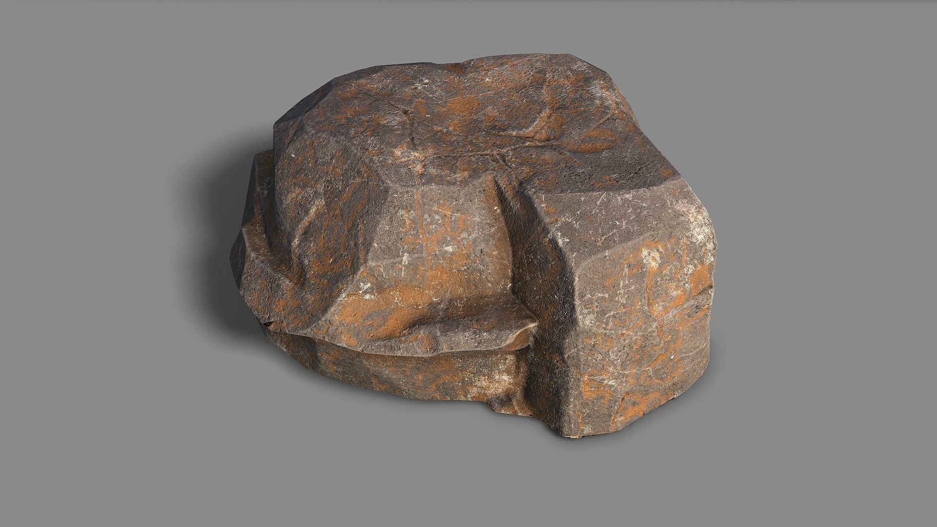 Mountain Rock 05 Low-poly 3D model_13