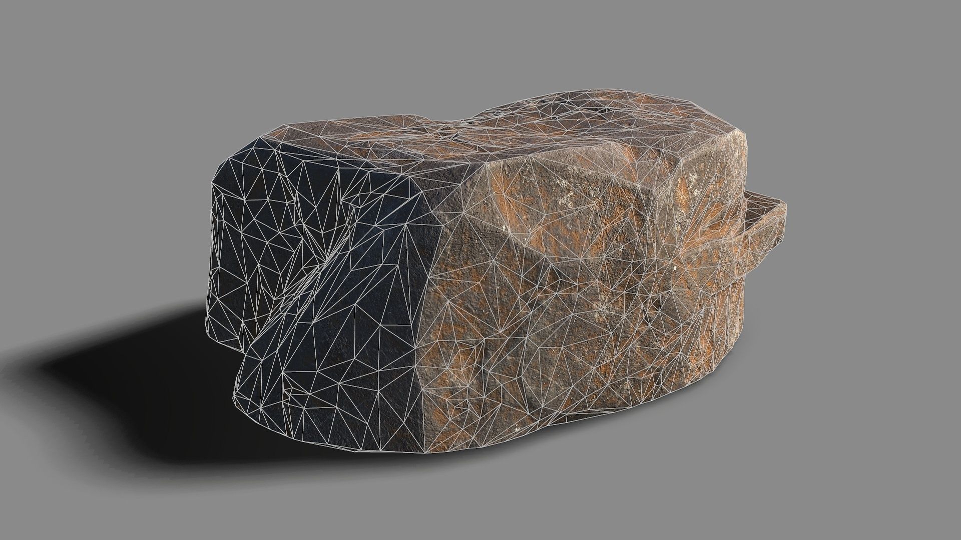 Mountain Rock 05 Low-poly 3D model_17
