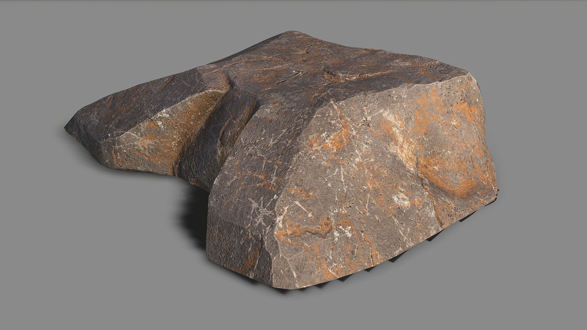 Mountain Rock 06 Low-poly 3D model_1