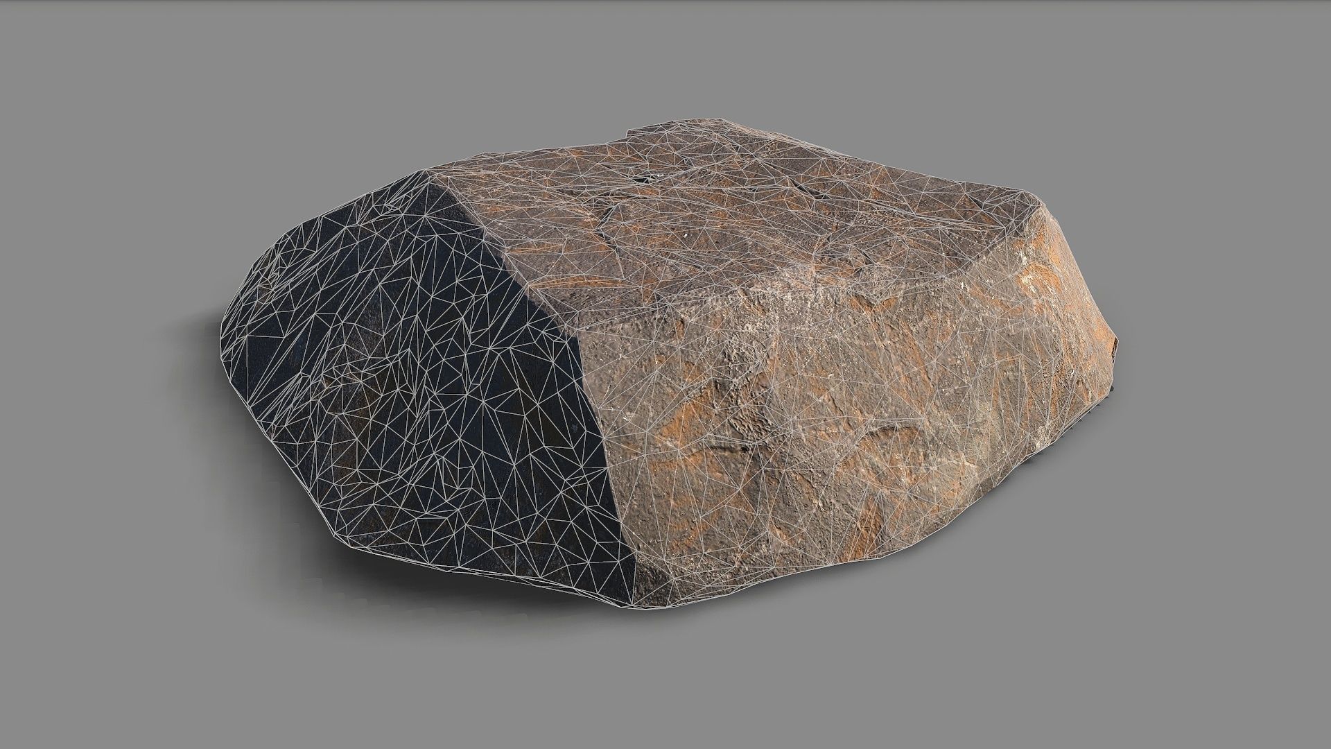 Mountain Rock 06 Low-poly 3D model_13