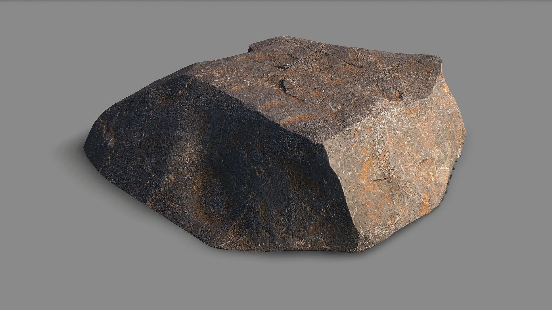 Mountain Rock 06 Low-poly 3D model_5