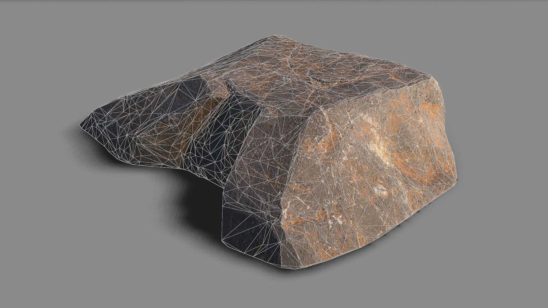 Mountain Rock 06 Low-poly 3D model_10