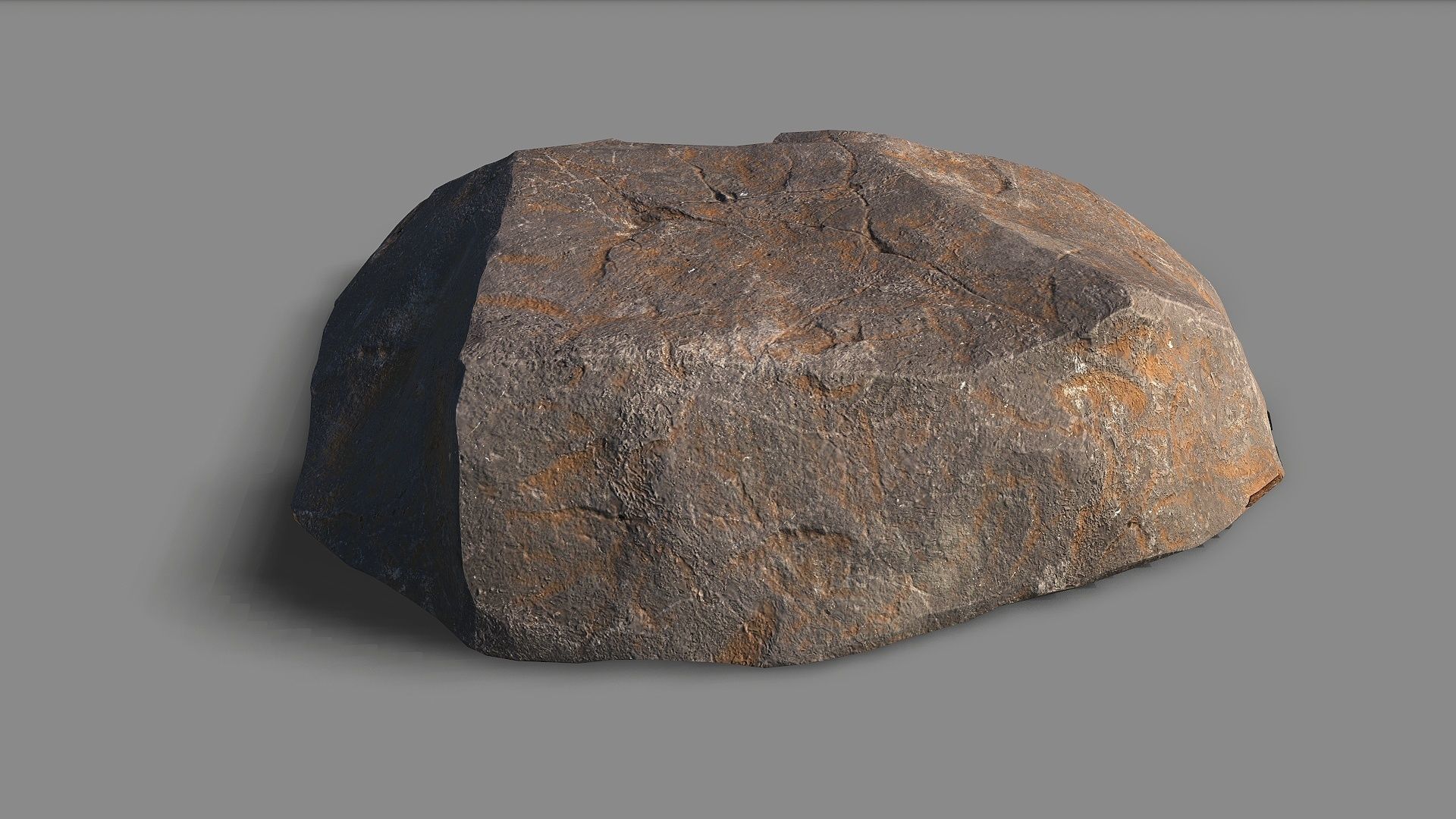 Mountain Rock 06 Low-poly 3D model_6