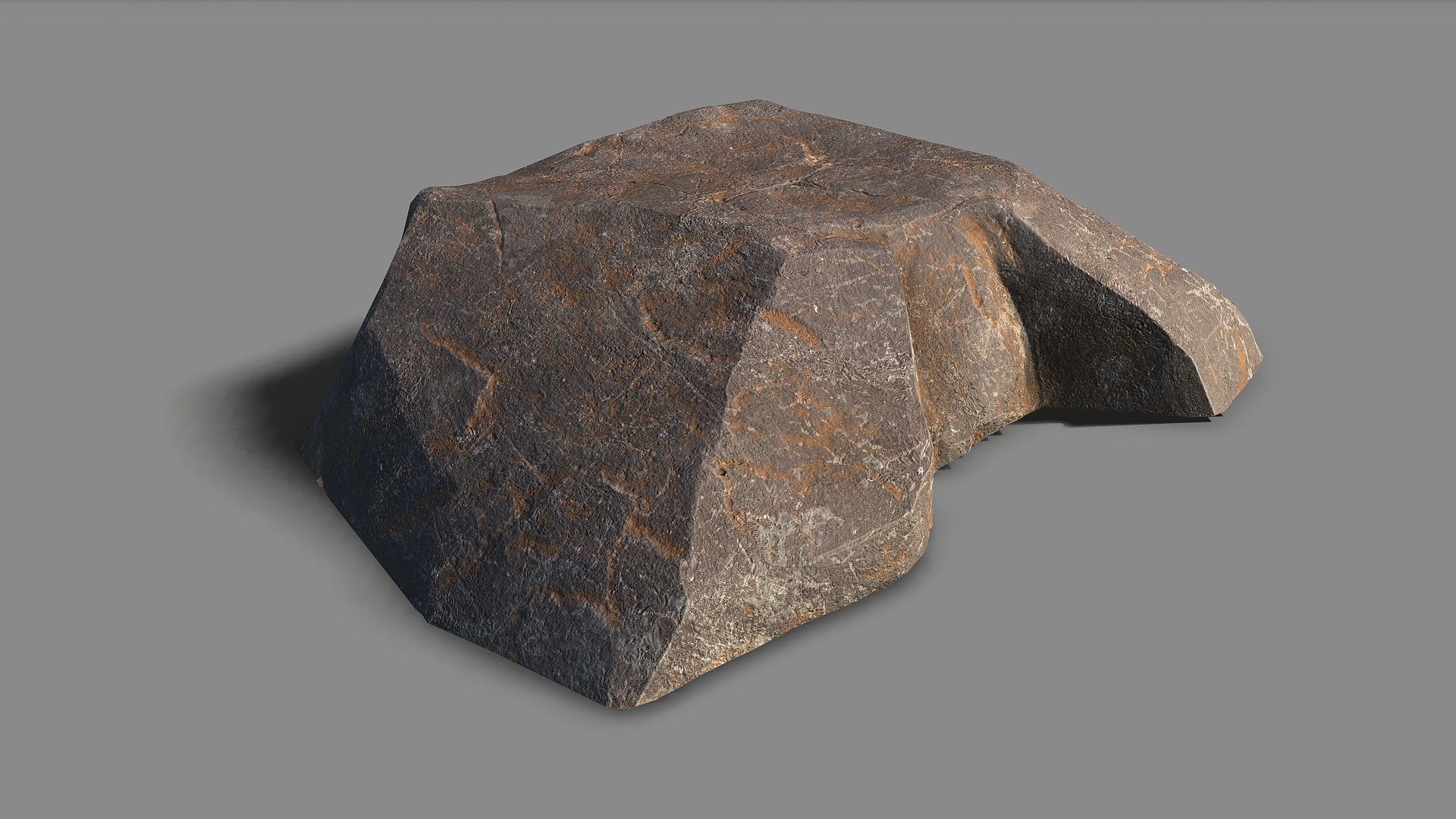 Mountain Rock 06 Low-poly 3D model_9