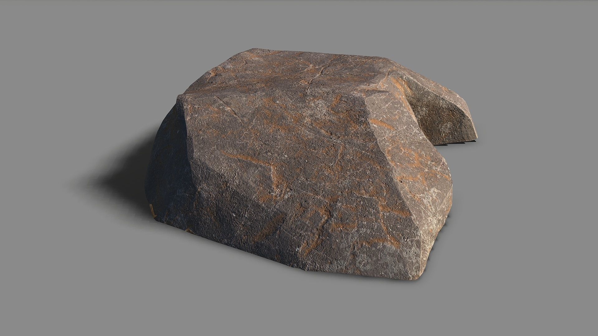 Mountain Rock 06 Low-poly 3D model_8