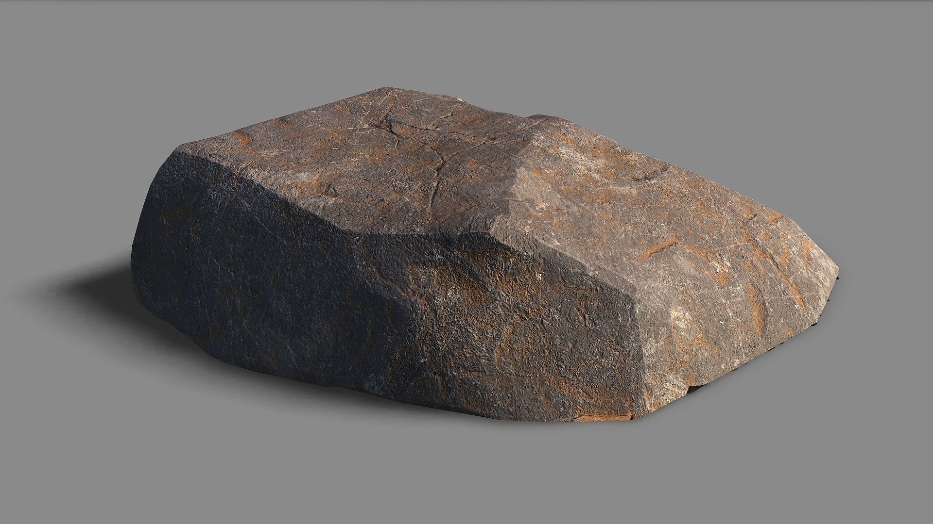 Mountain Rock 06 Low-poly 3D model_7