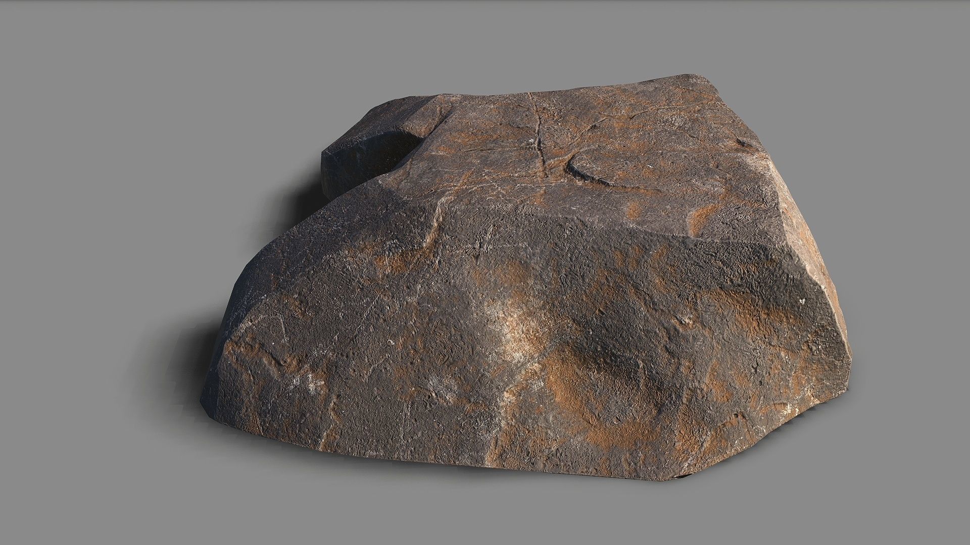 Mountain Rock 06 Low-poly 3D model_4