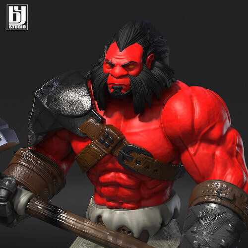 Axe Dota 2 3D Print Model STL 3D print model 3D print model