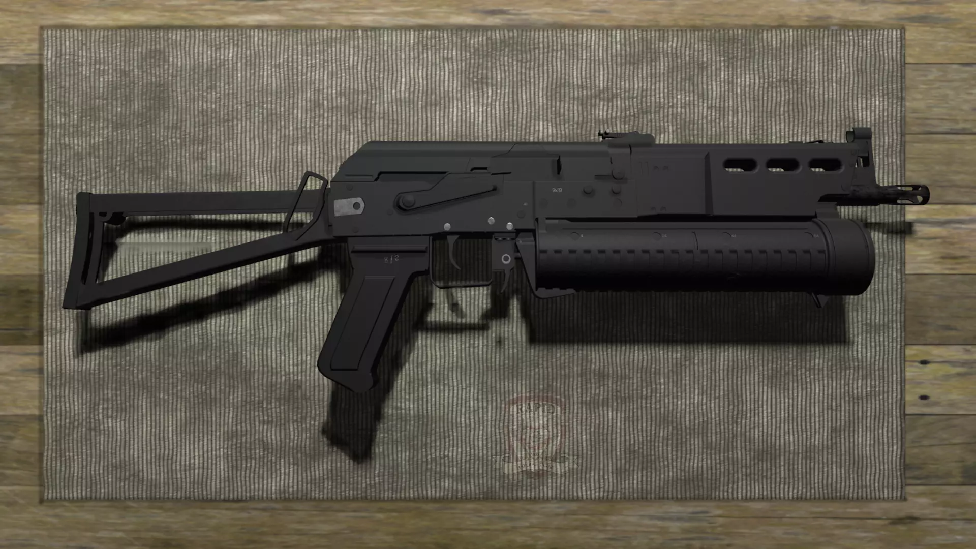 PP-19 Bizon Low-poly 3D model