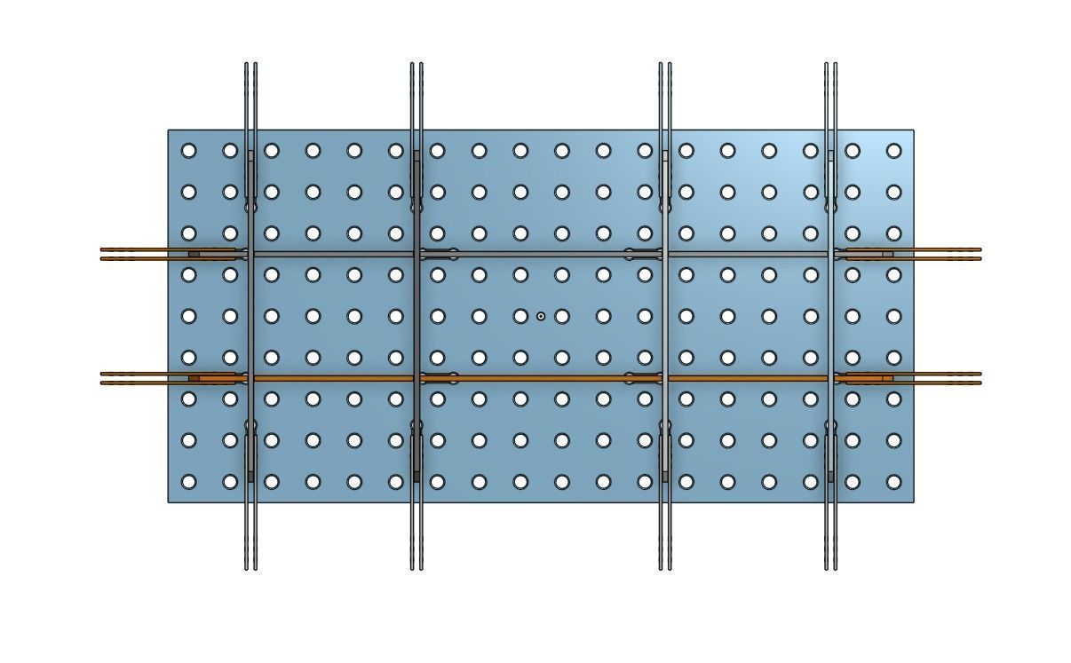 modular fabrication table 3D print model_2