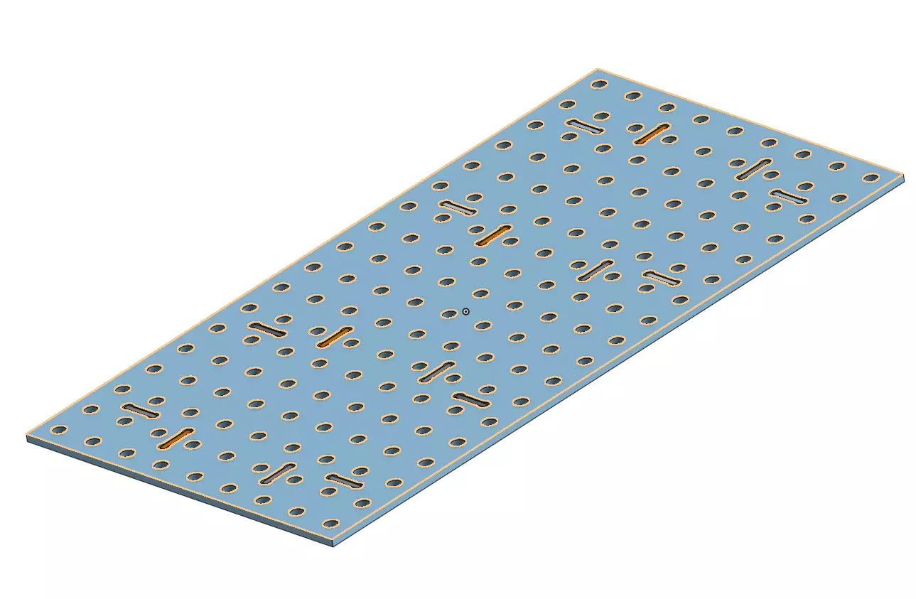 modular fabrication table 3D print model_0