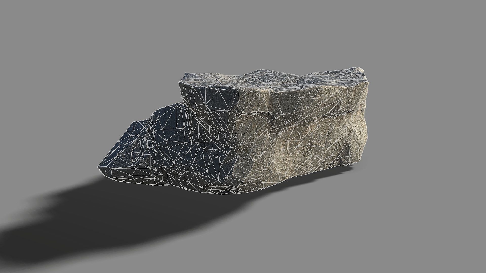 Mountain Rock 01 Low-poly 3D model_15