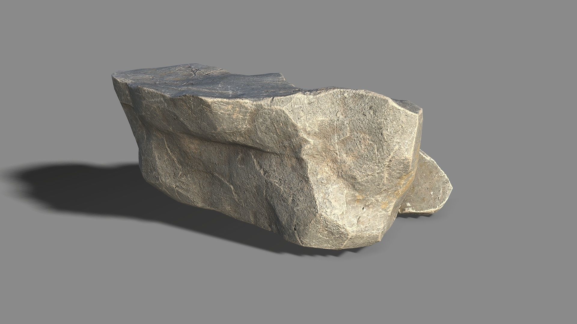 Mountain Rock 01 Low-poly 3D model_8