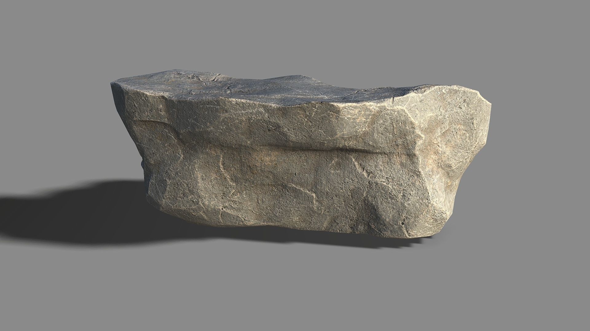 Mountain Rock 01 Low-poly 3D model_7