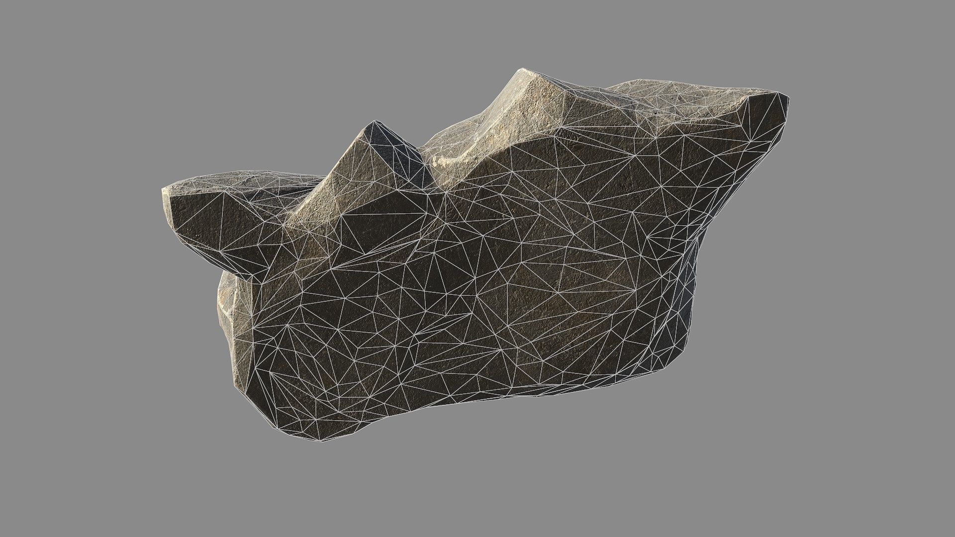 Mountain Rock 01 Low-poly 3D model_21