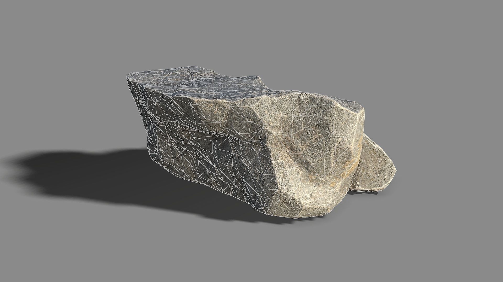 Mountain Rock 01 Low-poly 3D model_17