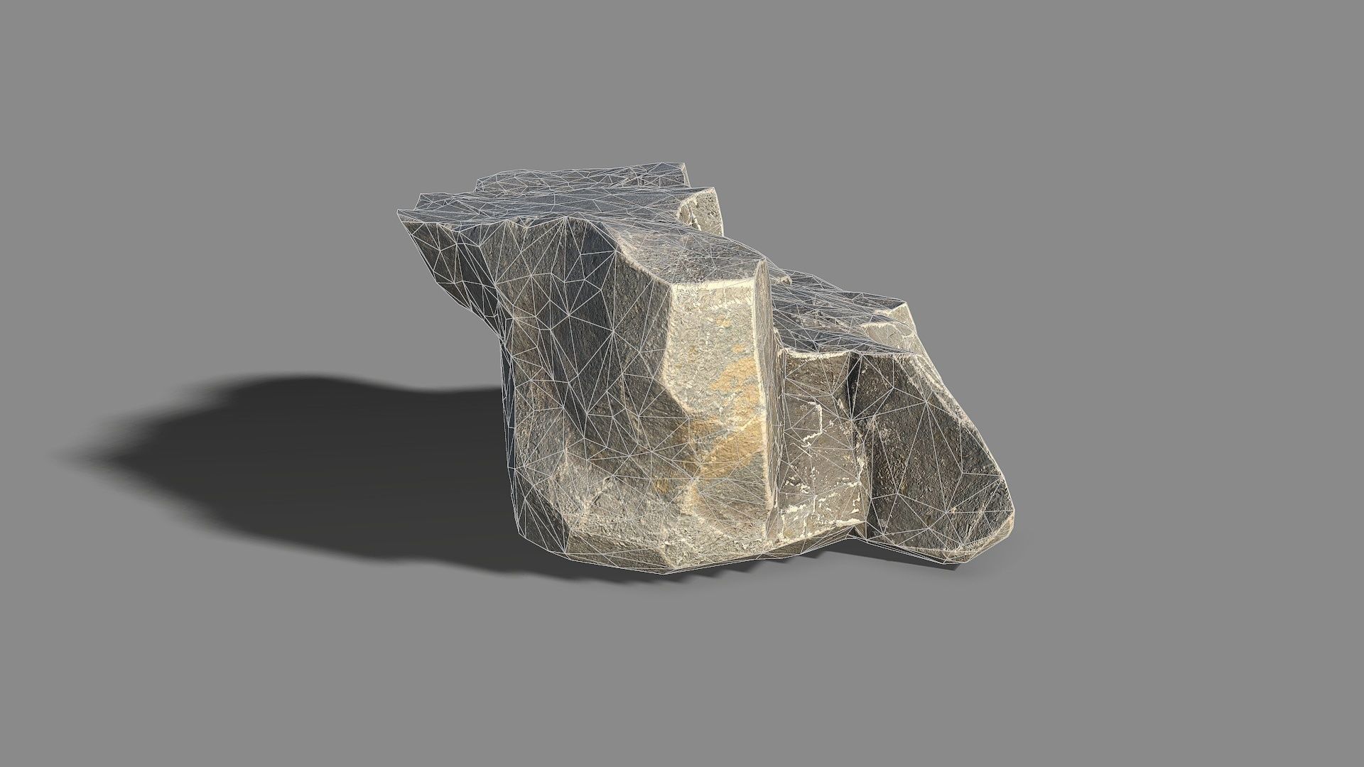 Mountain Rock 01 Low-poly 3D model_18