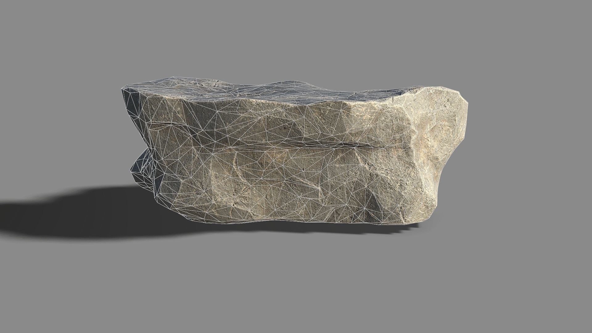 Mountain Rock 01 Low-poly 3D model_16