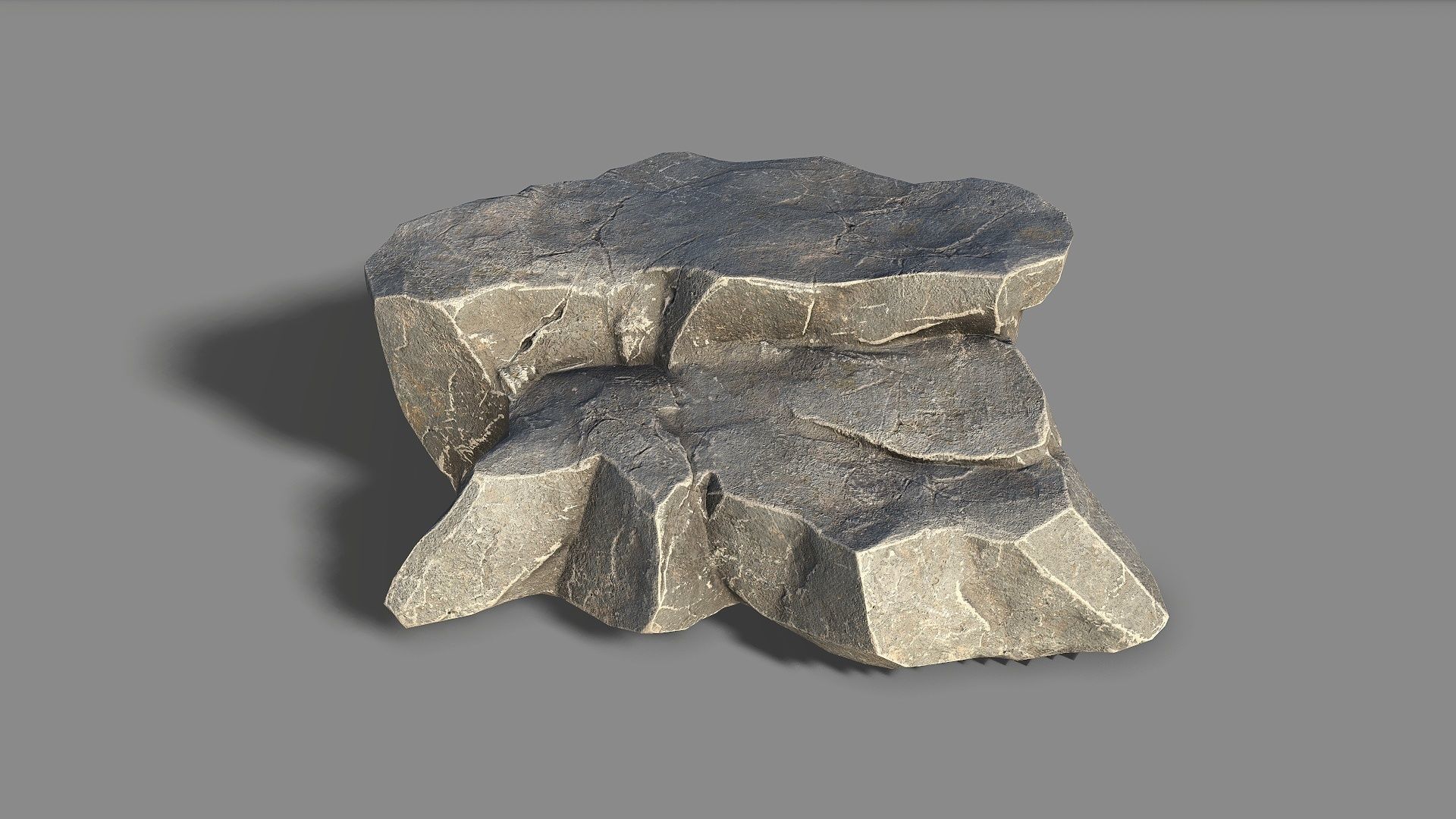 Mountain Rock 01 Low-poly 3D model_12