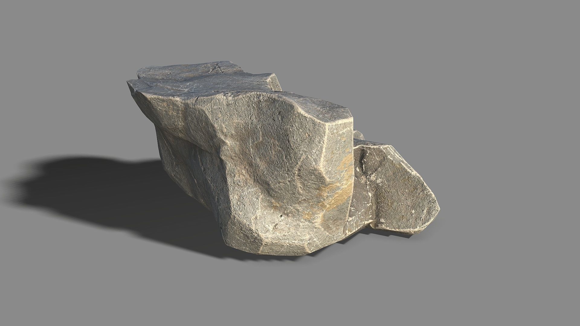 Mountain Rock 01 Low-poly 3D model_9
