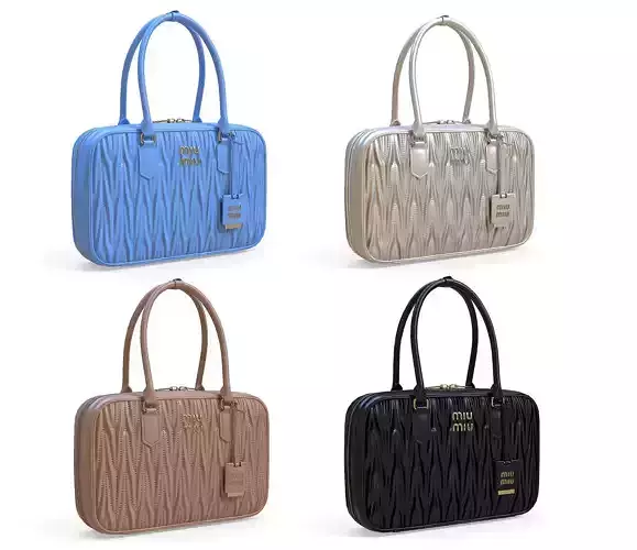 Miu Miu Matelasse Nappa Leather Bag