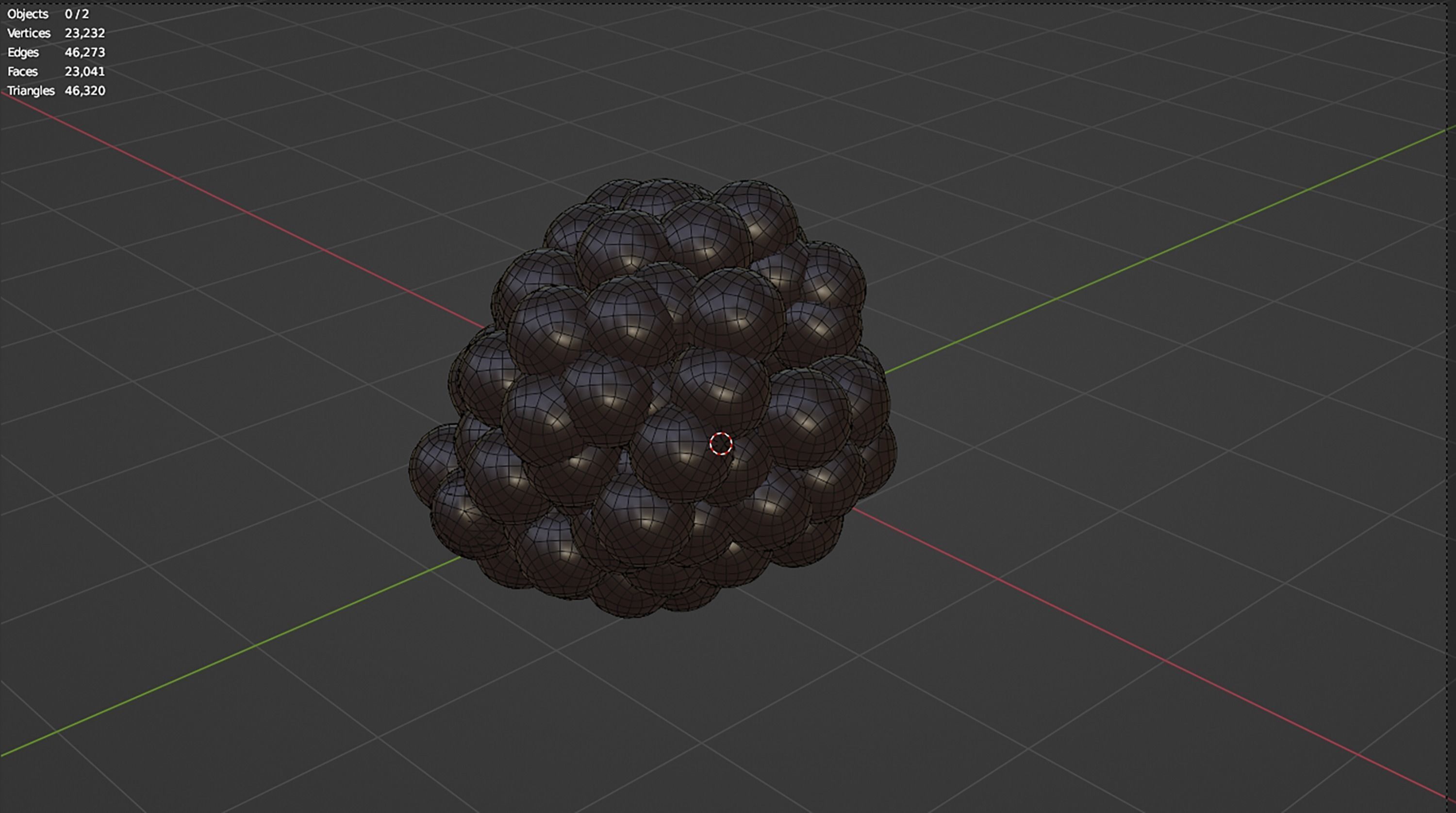 3d sweet and sour blackberry icon 3D model_6