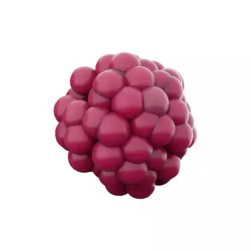 3d cartoon raspberry icon