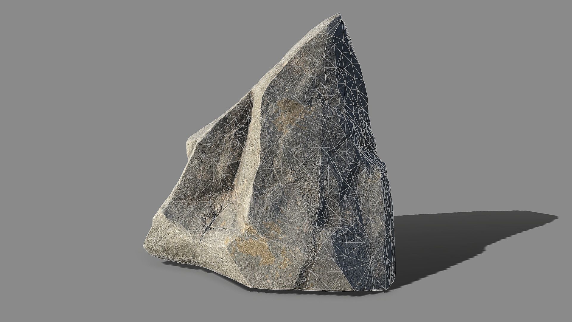 Mountain Rock 03 Low-poly 3D model_11