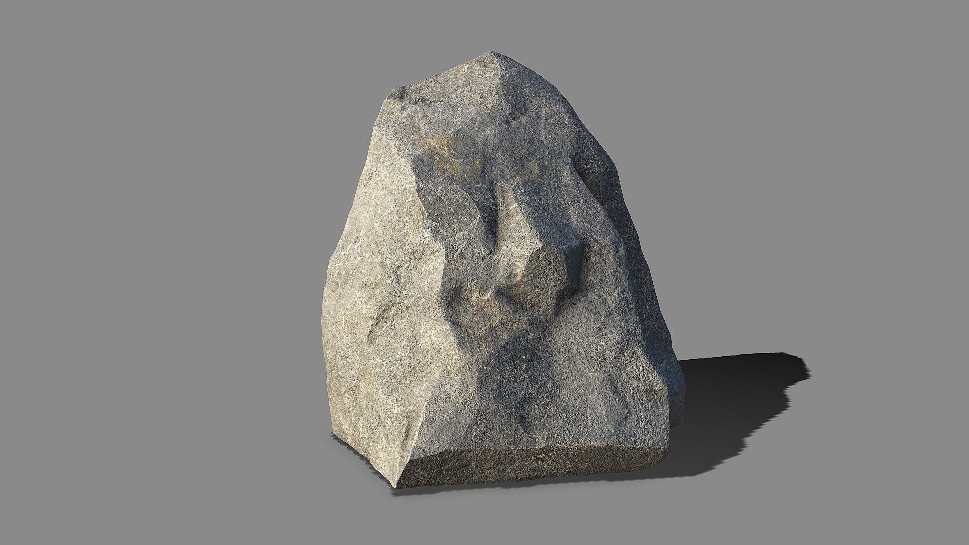 Mountain Rock 03 Low-poly 3D model_7