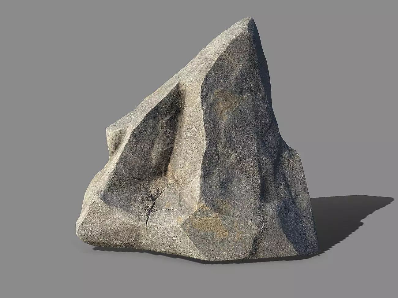 Mountain Rock 03 Low-poly 3D model_0