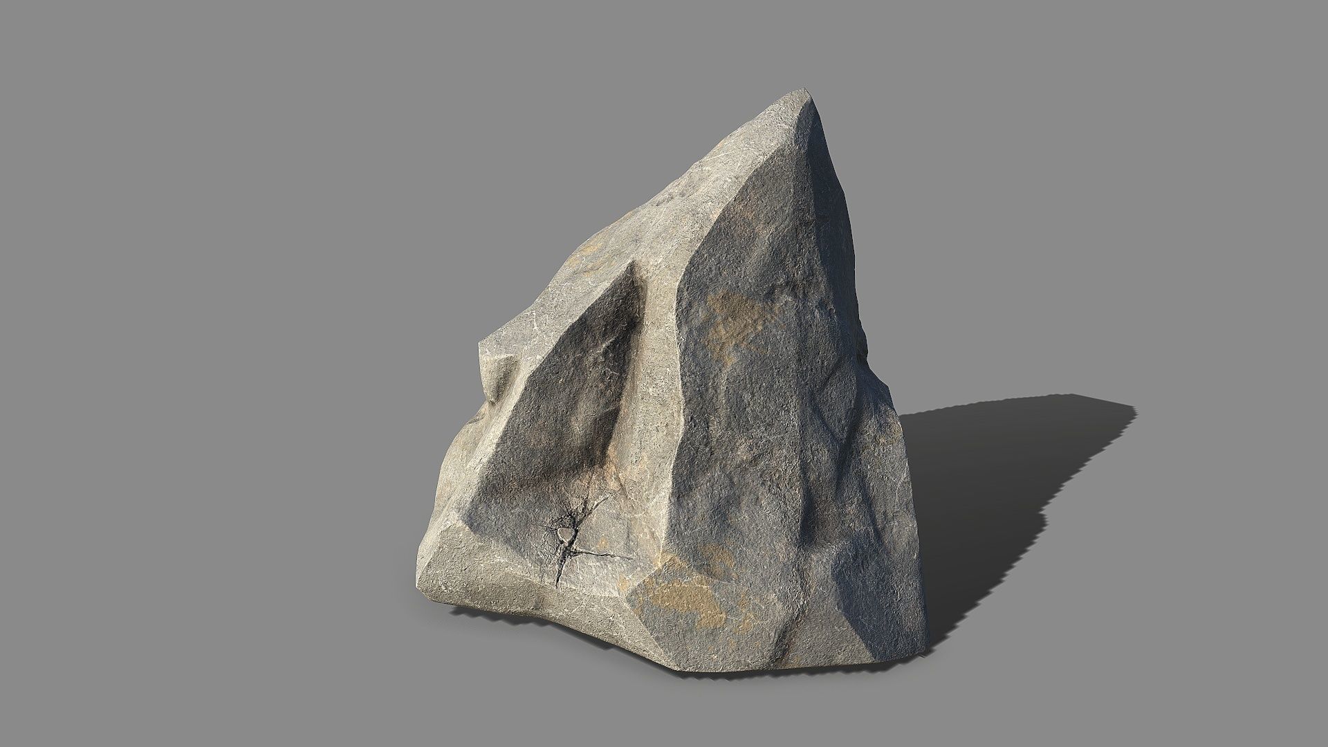 Mountain Rock 03 Low-poly 3D model_10