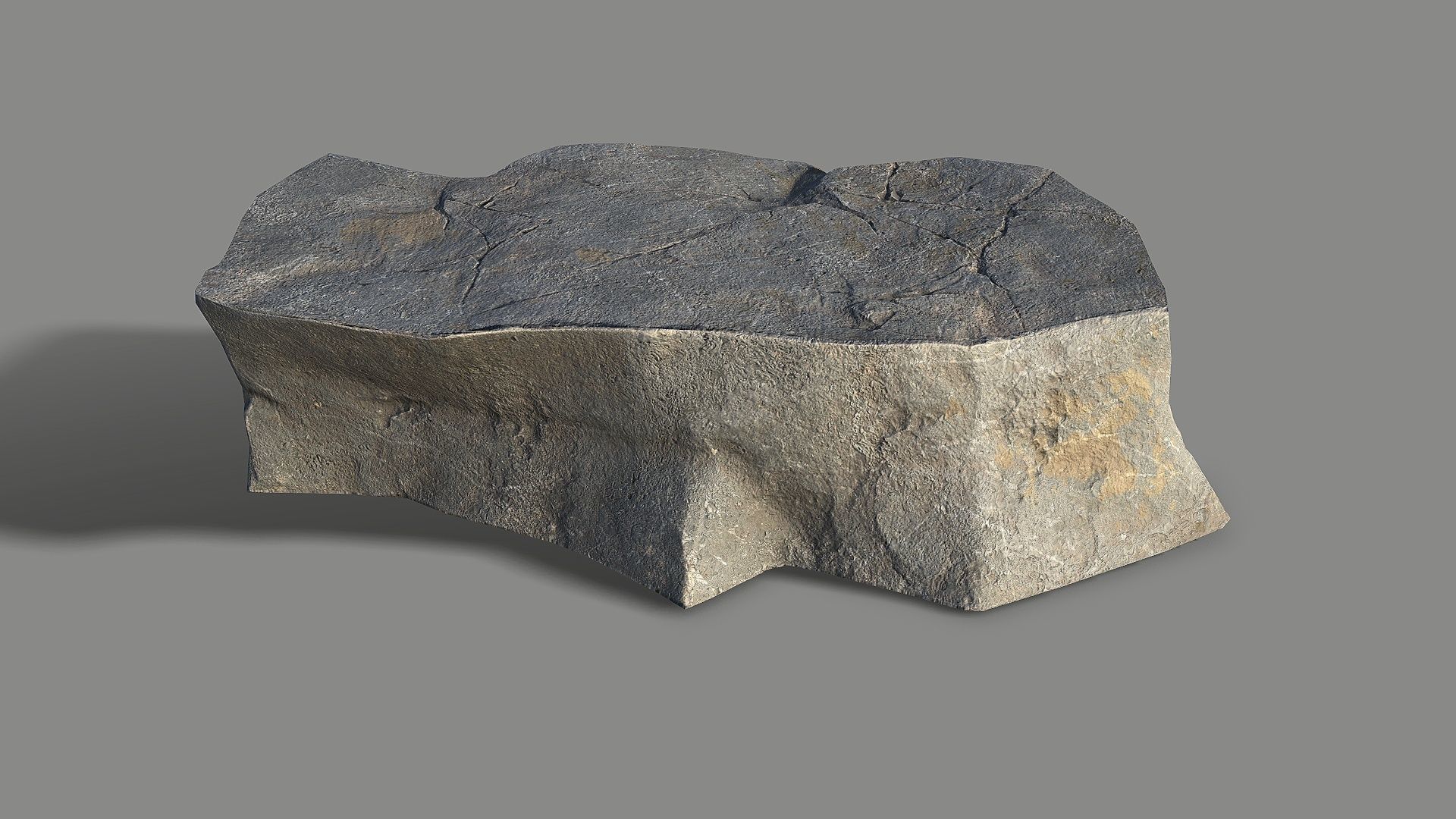 Mountain Rock 04 Low-poly 3D model_6
