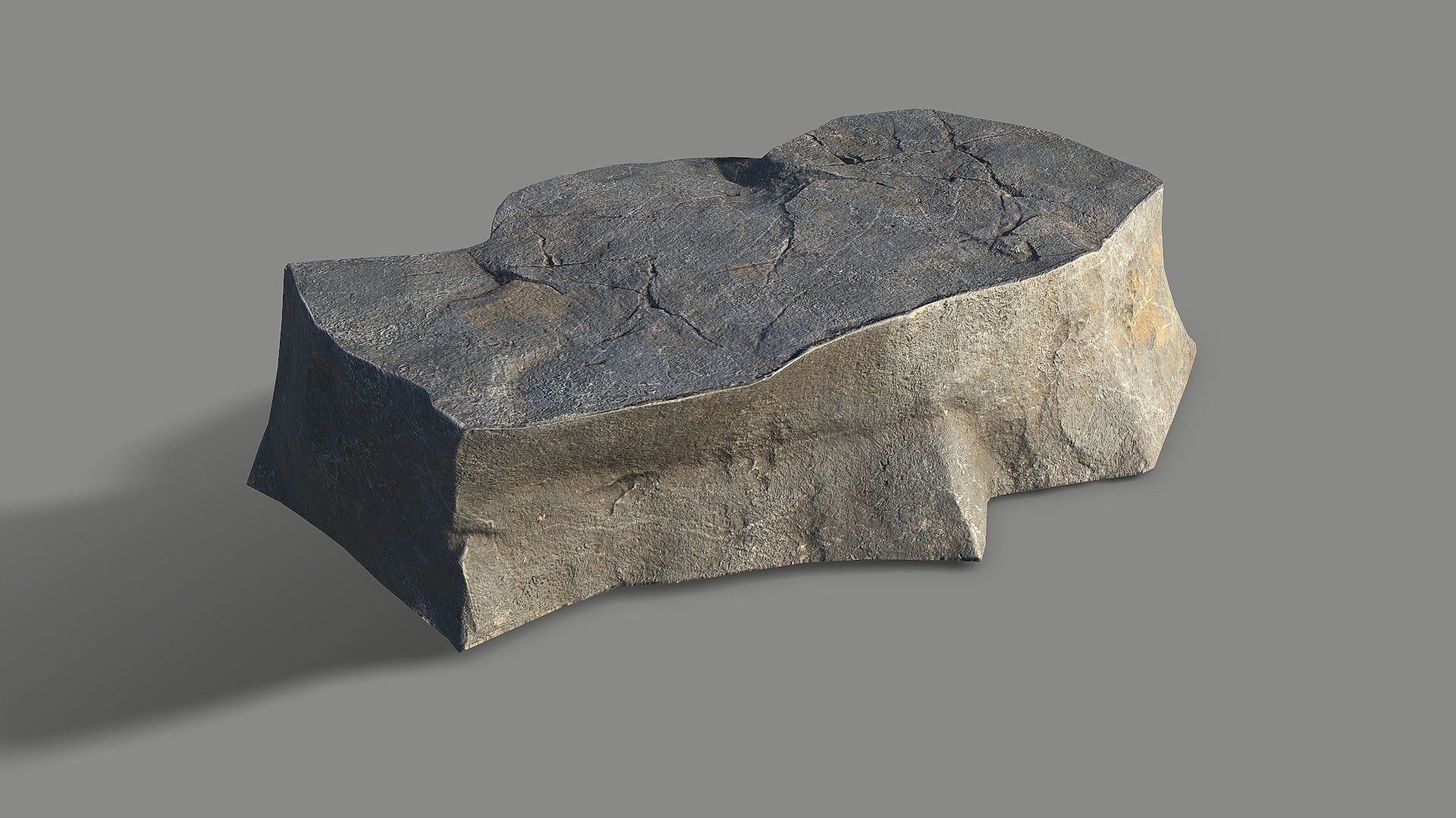 Mountain Rock 04 Low-poly 3D model_5
