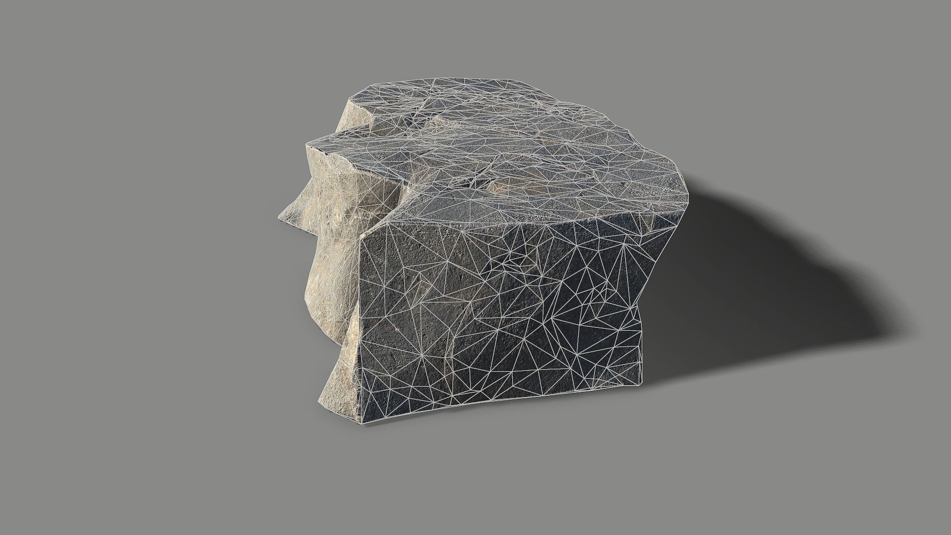 Mountain Rock 04 Low-poly 3D model_12