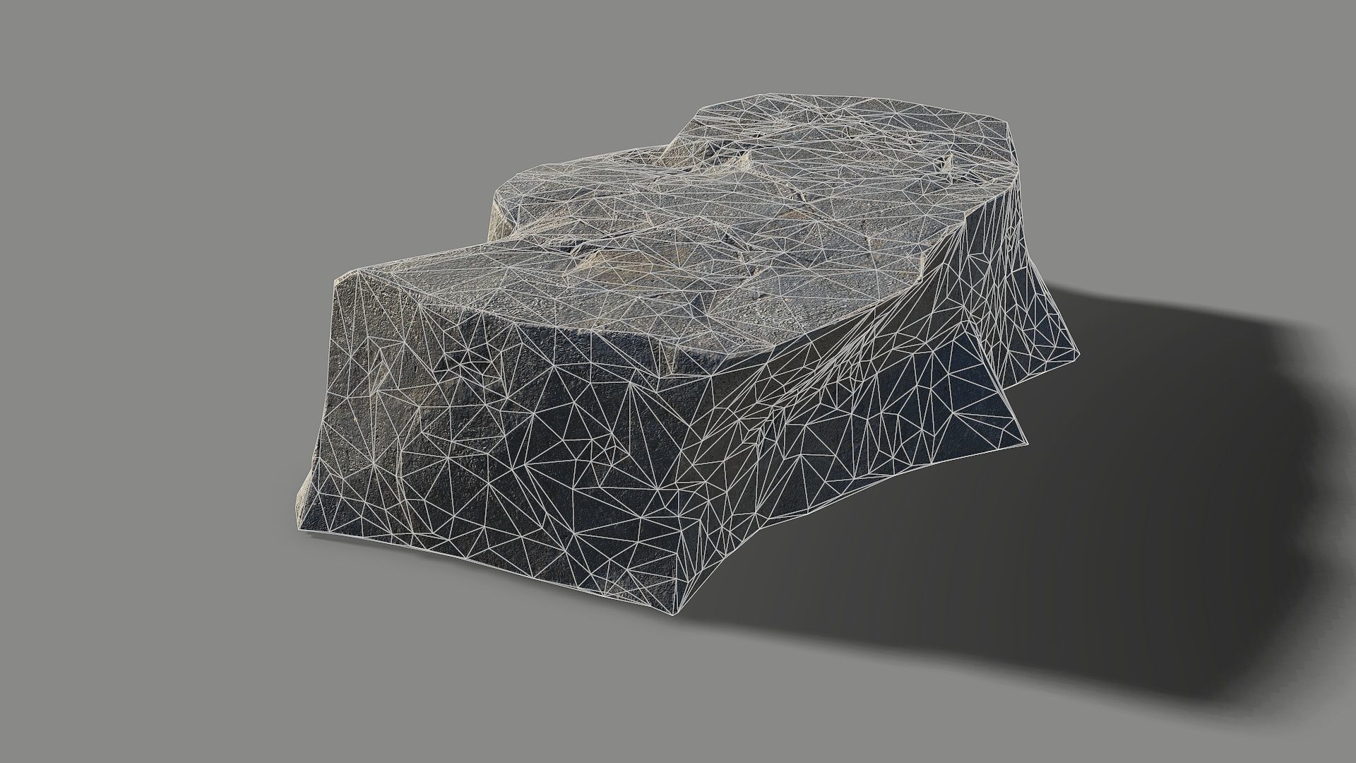 Mountain Rock 04 Low-poly 3D model_13