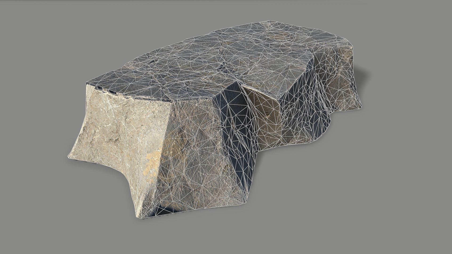 Mountain Rock 04 Low-poly 3D model_17
