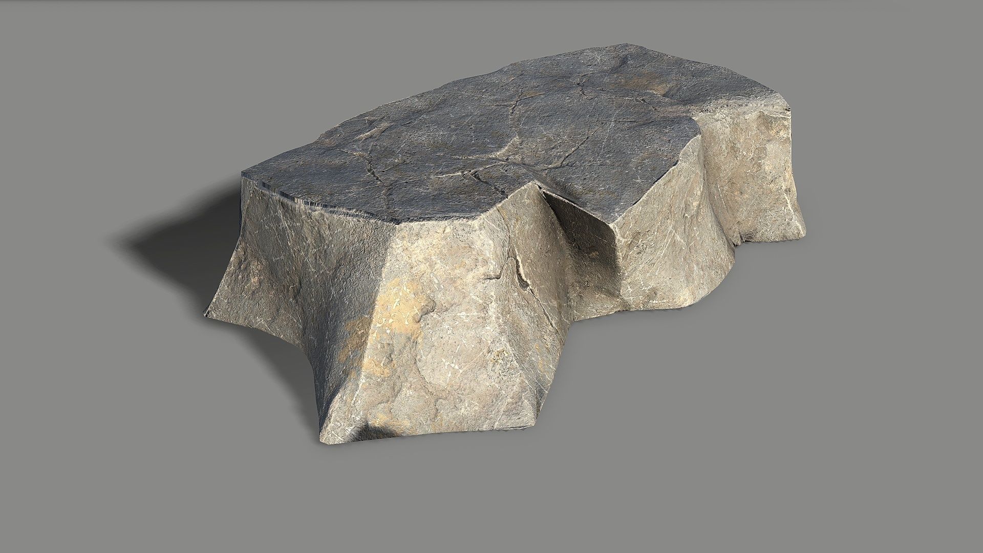 Mountain Rock 04 Low-poly 3D model_9
