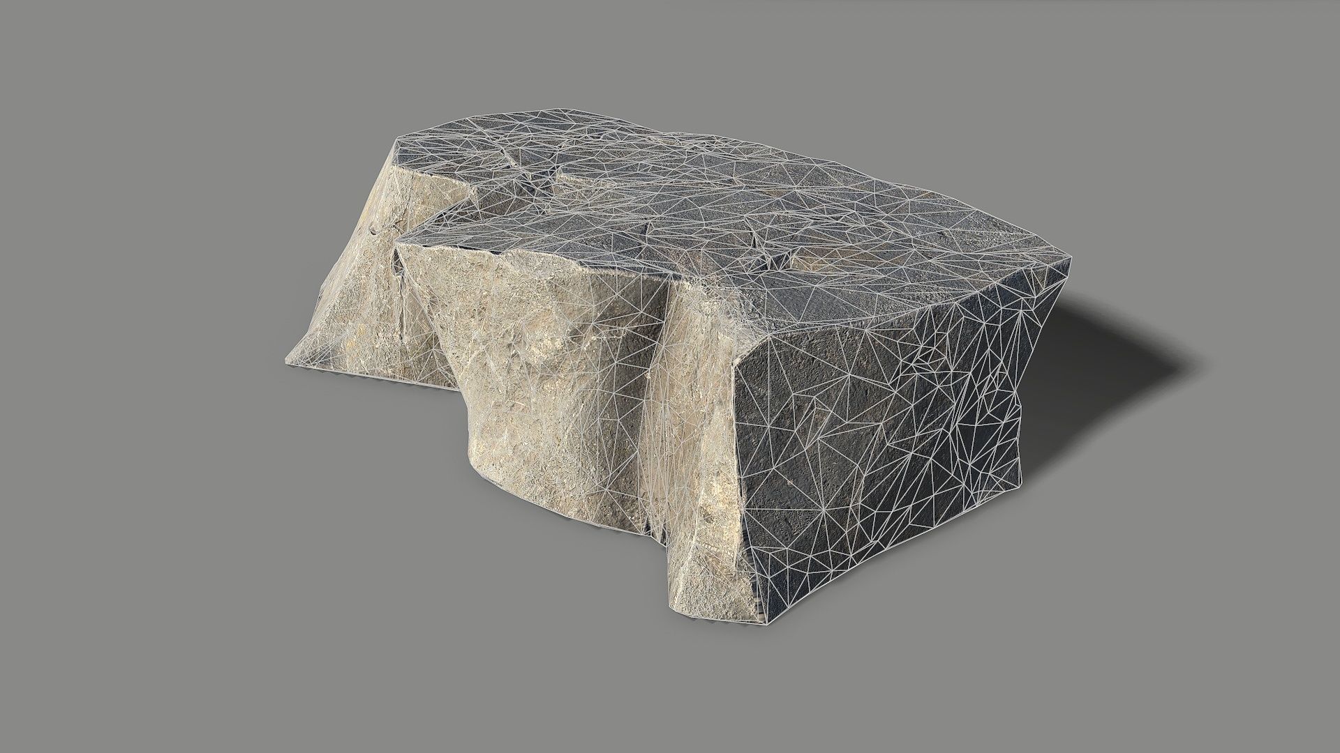 Mountain Rock 04 Low-poly 3D model_11
