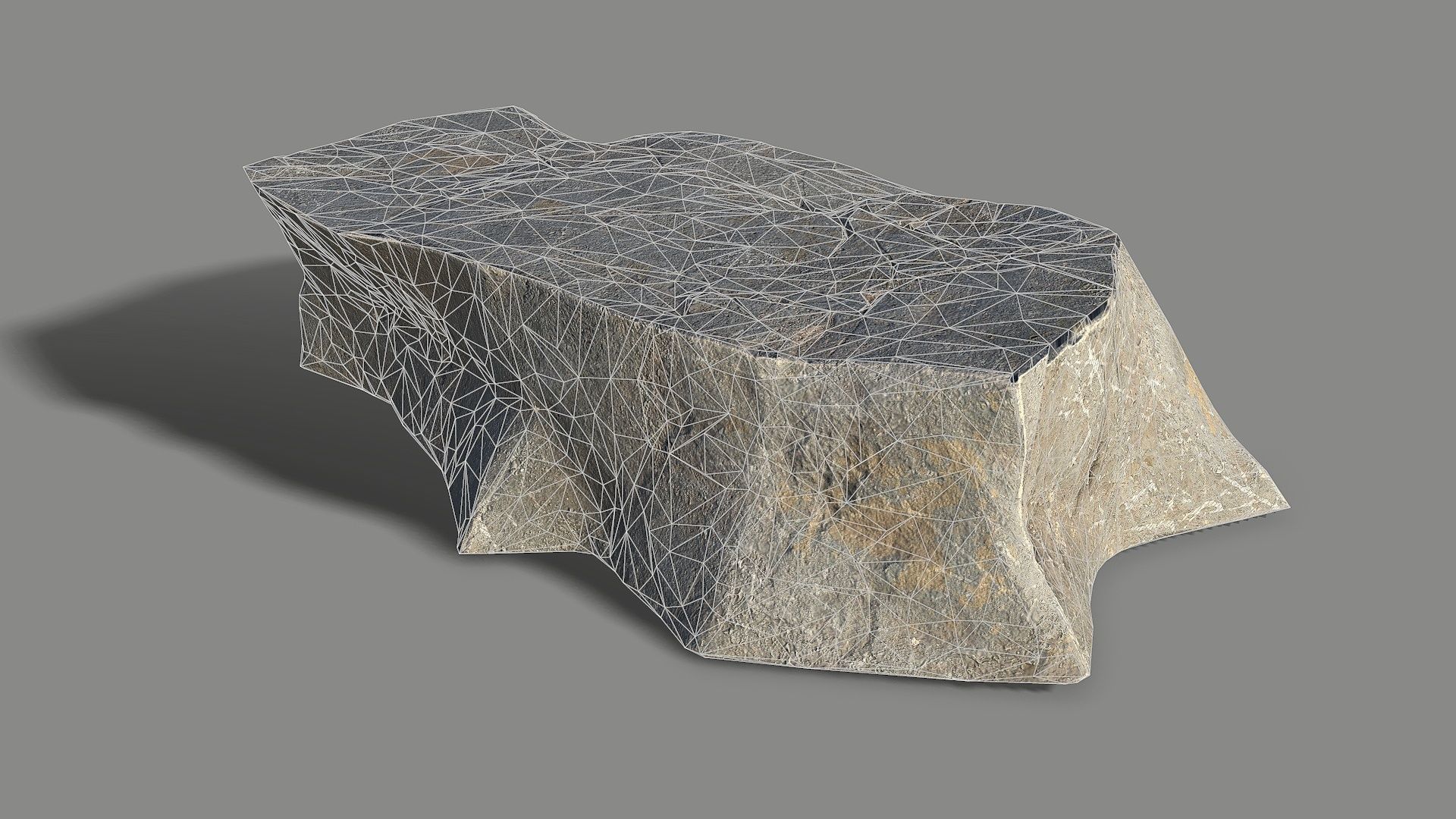 Mountain Rock 04 Low-poly 3D model_16