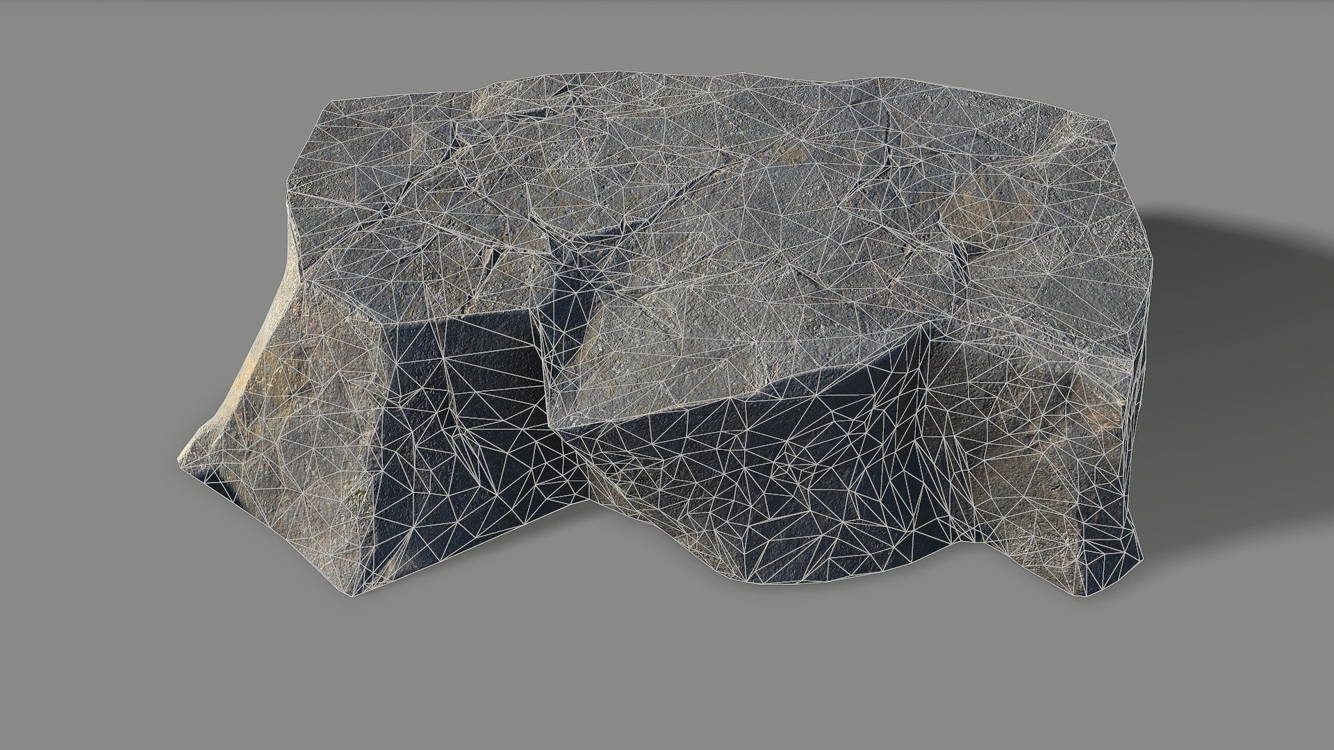 Mountain Rock 04 Low-poly 3D model_18