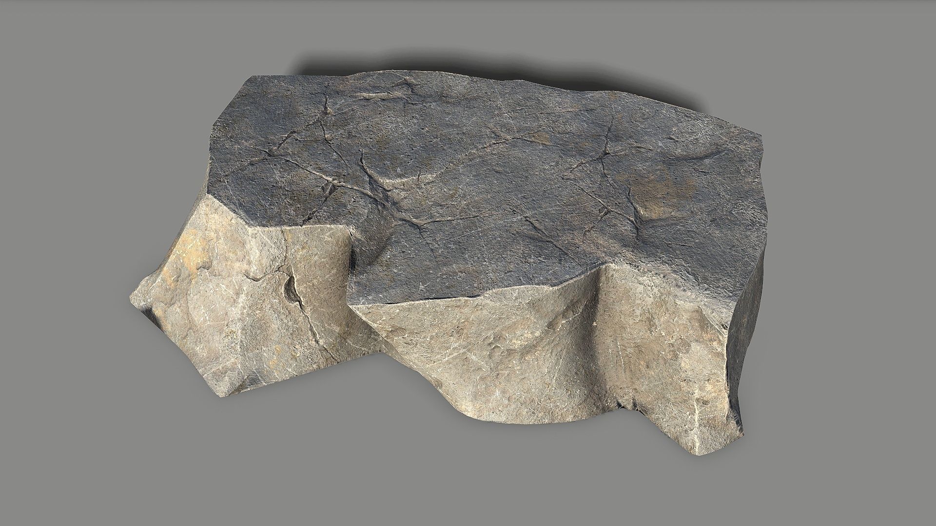 Mountain Rock 04 Low-poly 3D model_10