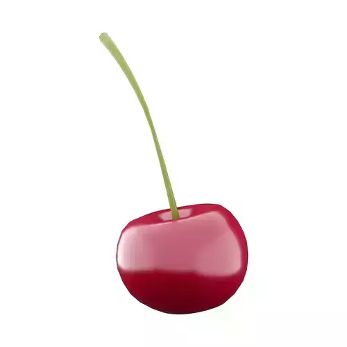 3d  ripe and sweet cherry icon