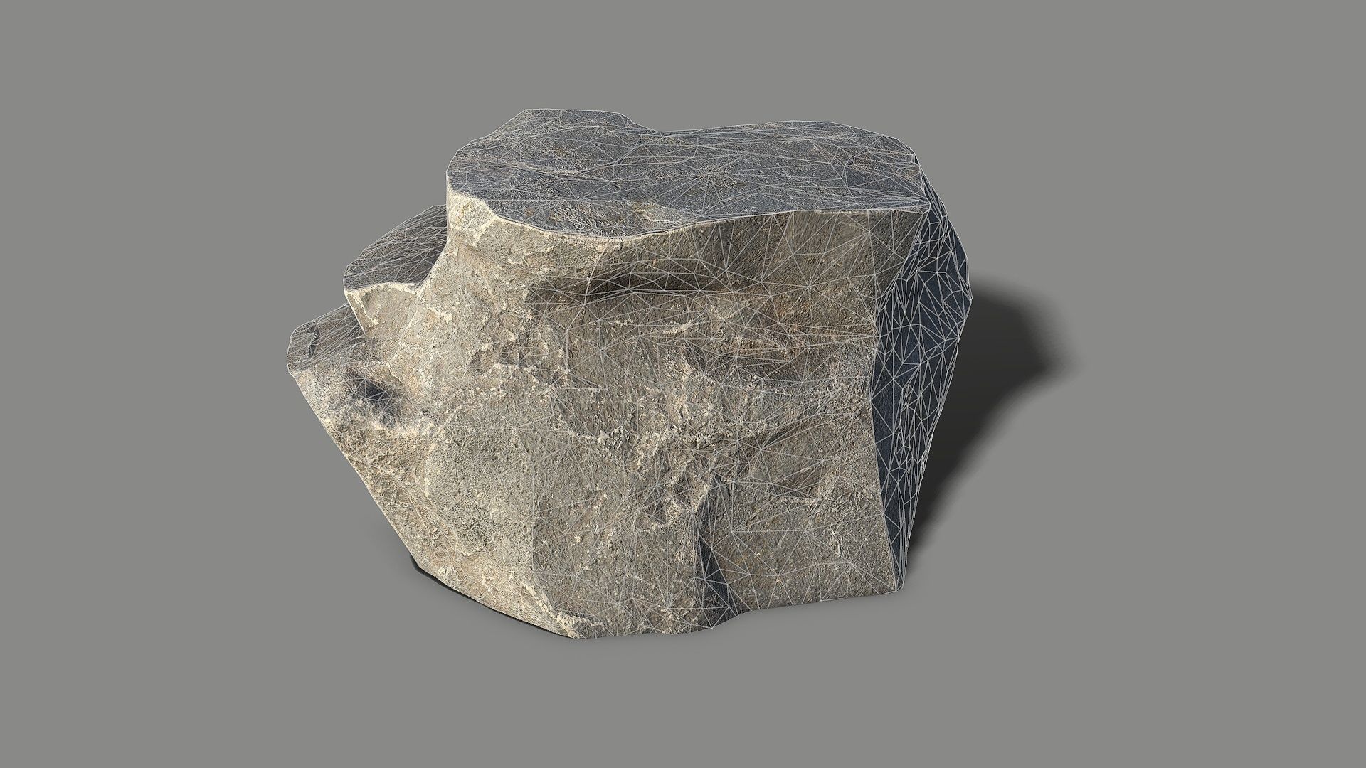 Mountain Rock 07 Low-poly 3D model_18