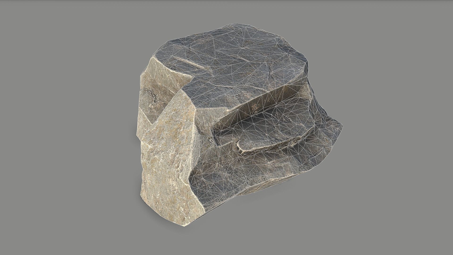 Mountain Rock 07 Low-poly 3D model_23