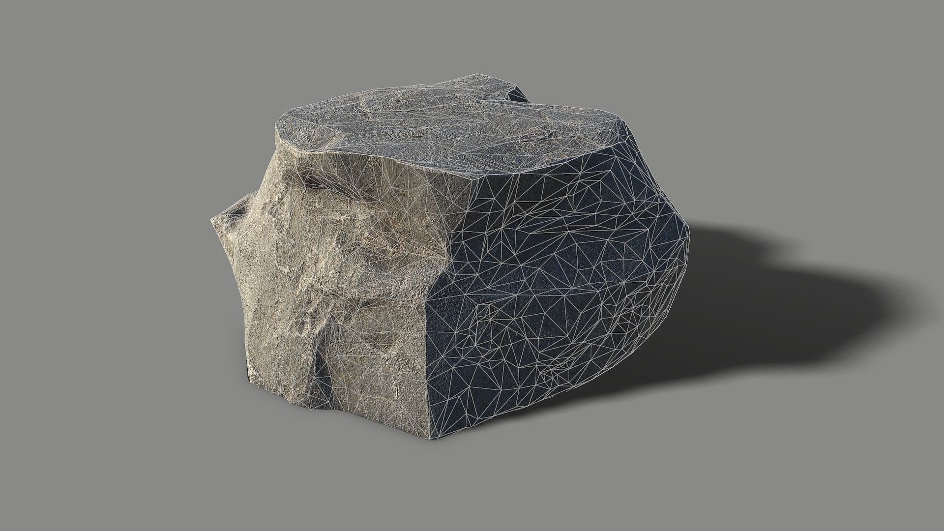Mountain Rock 07 Low-poly 3D model_19